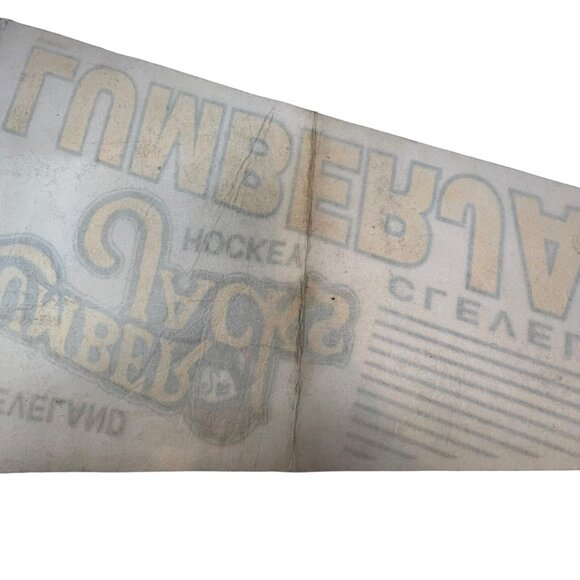 IHL Cleveland Lumberjacks Vintage 90's Pennant Sticker Button Lot Wincraft NWT - Picture 6 of 7